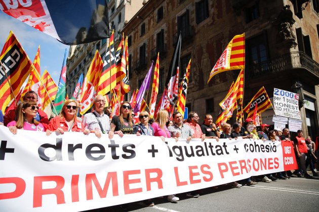 Manifestació 1 Maig Laietana - Sergi Alcàzar Manifestació 1 Maig Laietana - Sergi Alcàzar