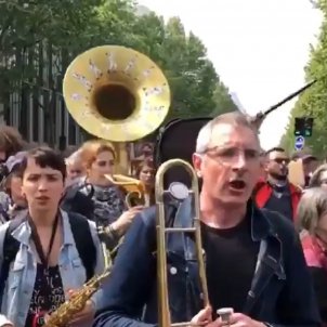 L'estaca manifestació París