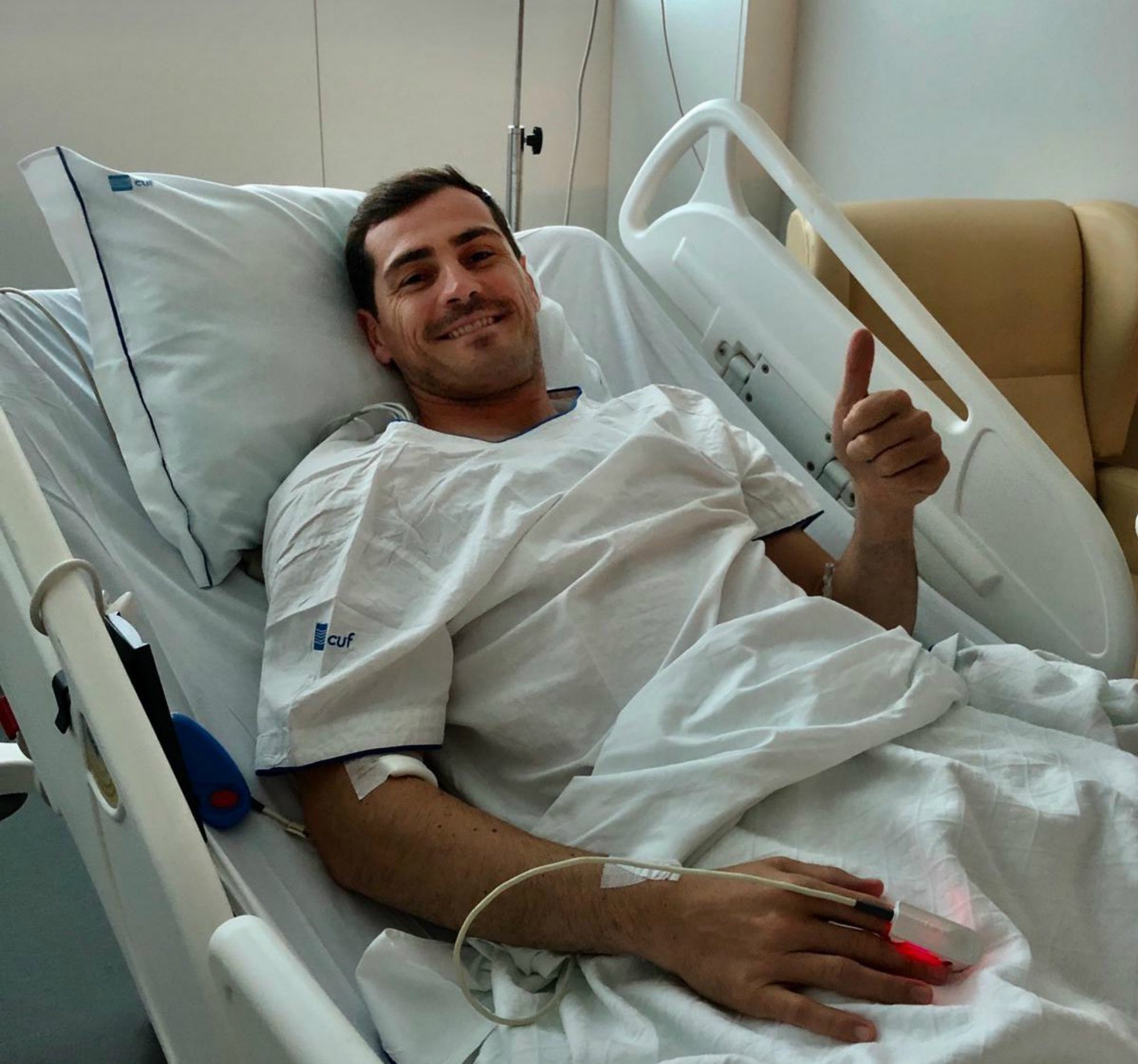 El primer mensaje de Casillas después del infarto