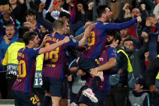 Messi Jordi Alba Suarez Sergi Roberto Barca Liverpool EFE