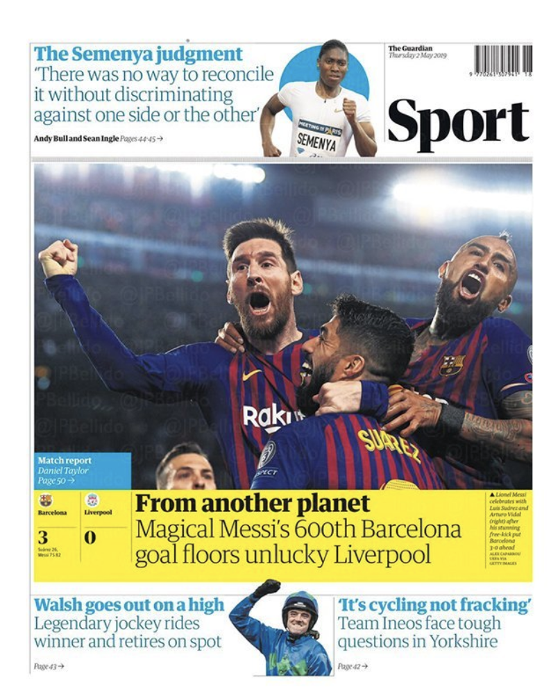 messi the guardian