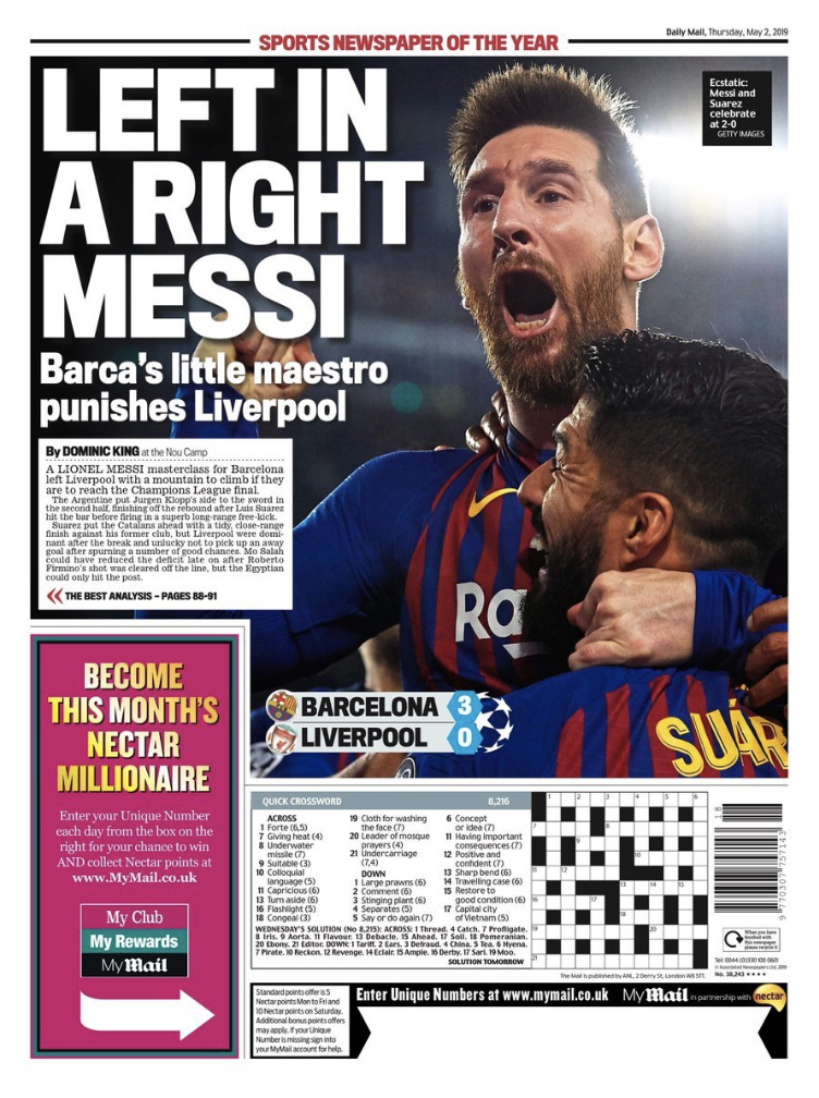 messi daily mail