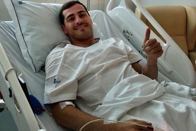 Iker Casillas hospital @ikercasillas