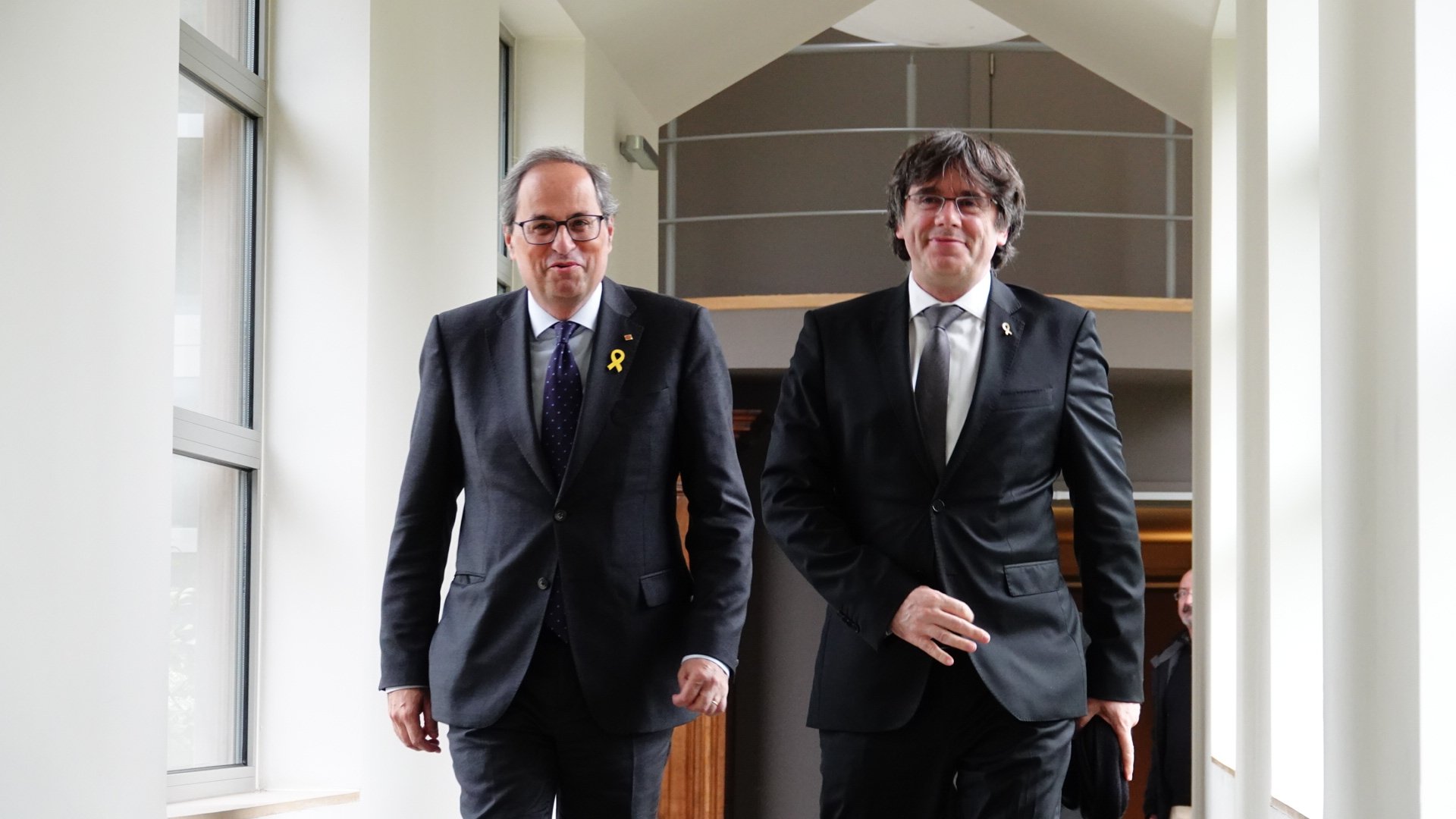 Torra viatja a Waterloo per a una reunió "privada" amb Puigdemont