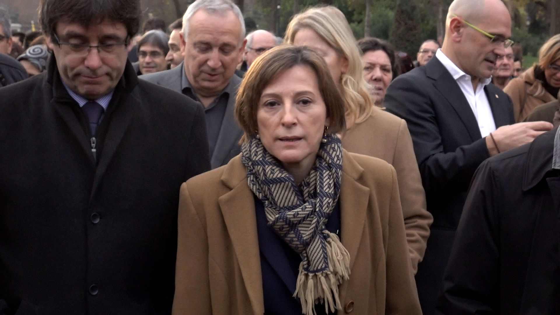 VÍDEO: El camino de Forcadell hacia el TSJC en 2 minutos