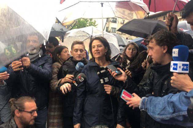ELisenda Paluzie ANC manifestacio puigdmeont europees - Marina Fernàndez ELisenda Paluzie ANC manifestacio puigdmeont europees - Marina Fernàndez