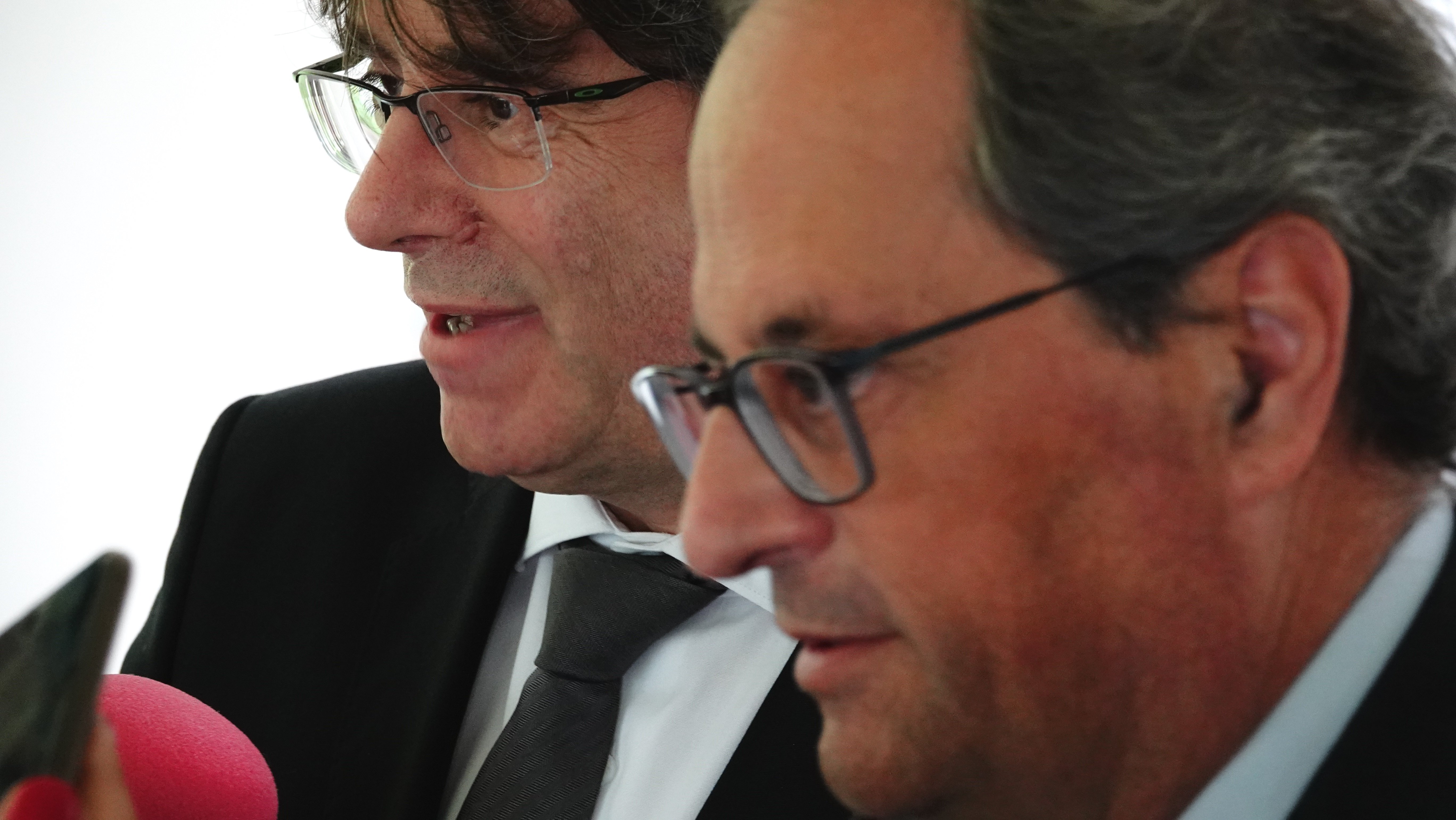 Puigdemont carga contra la justicia española por inhabilitar a Torra