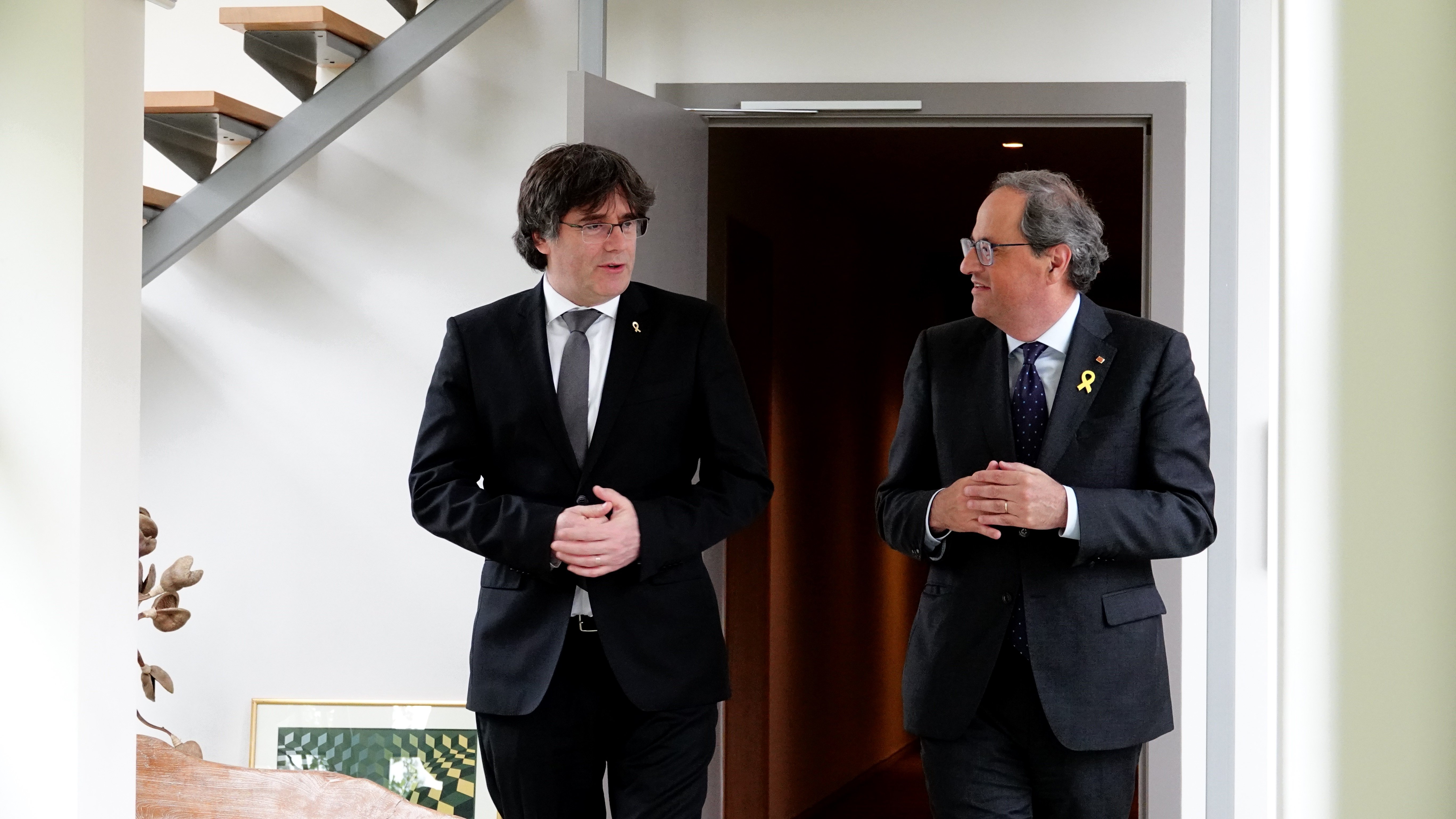 Cumbre de Puigdemont, Torra, Aragonès y los partidos independentistas en Suiza