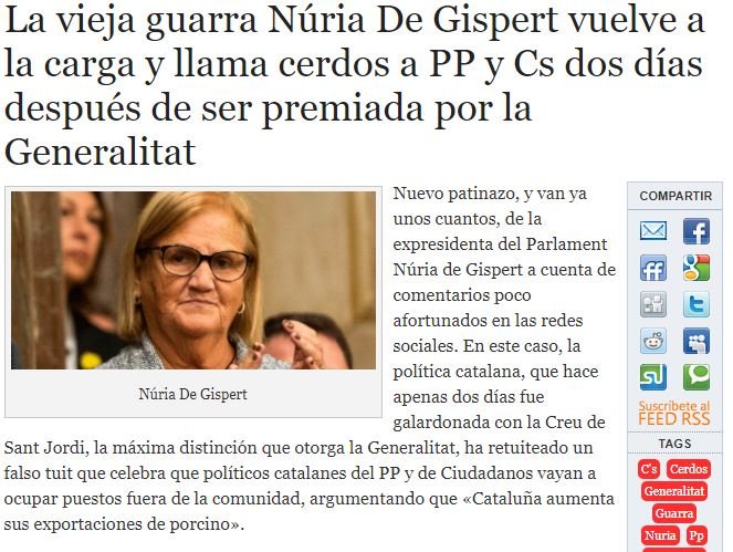 insulto nuria de gispert Alerta digital