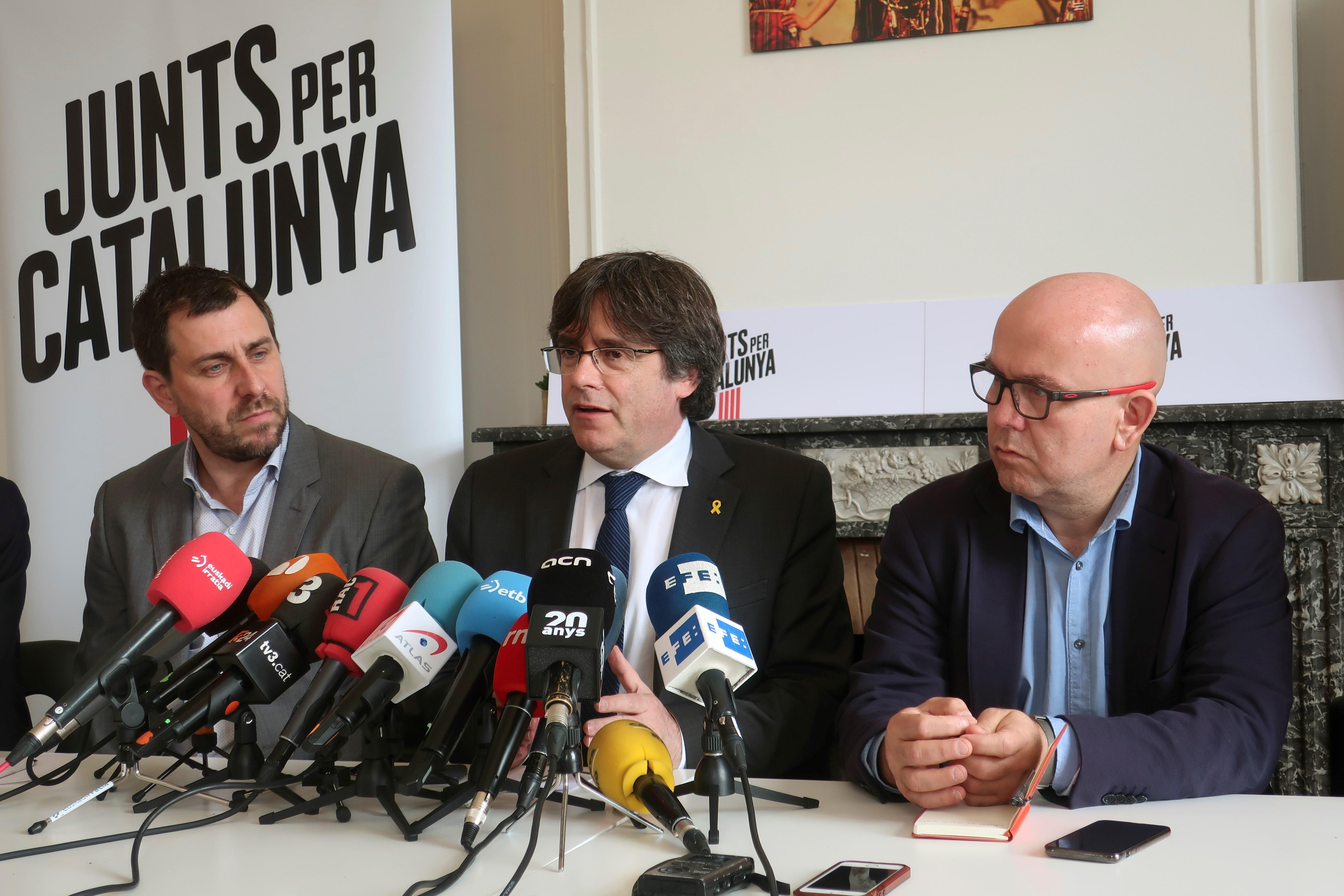 El juzgado da luz verde a la candidatura de Puigdemont a las europeas