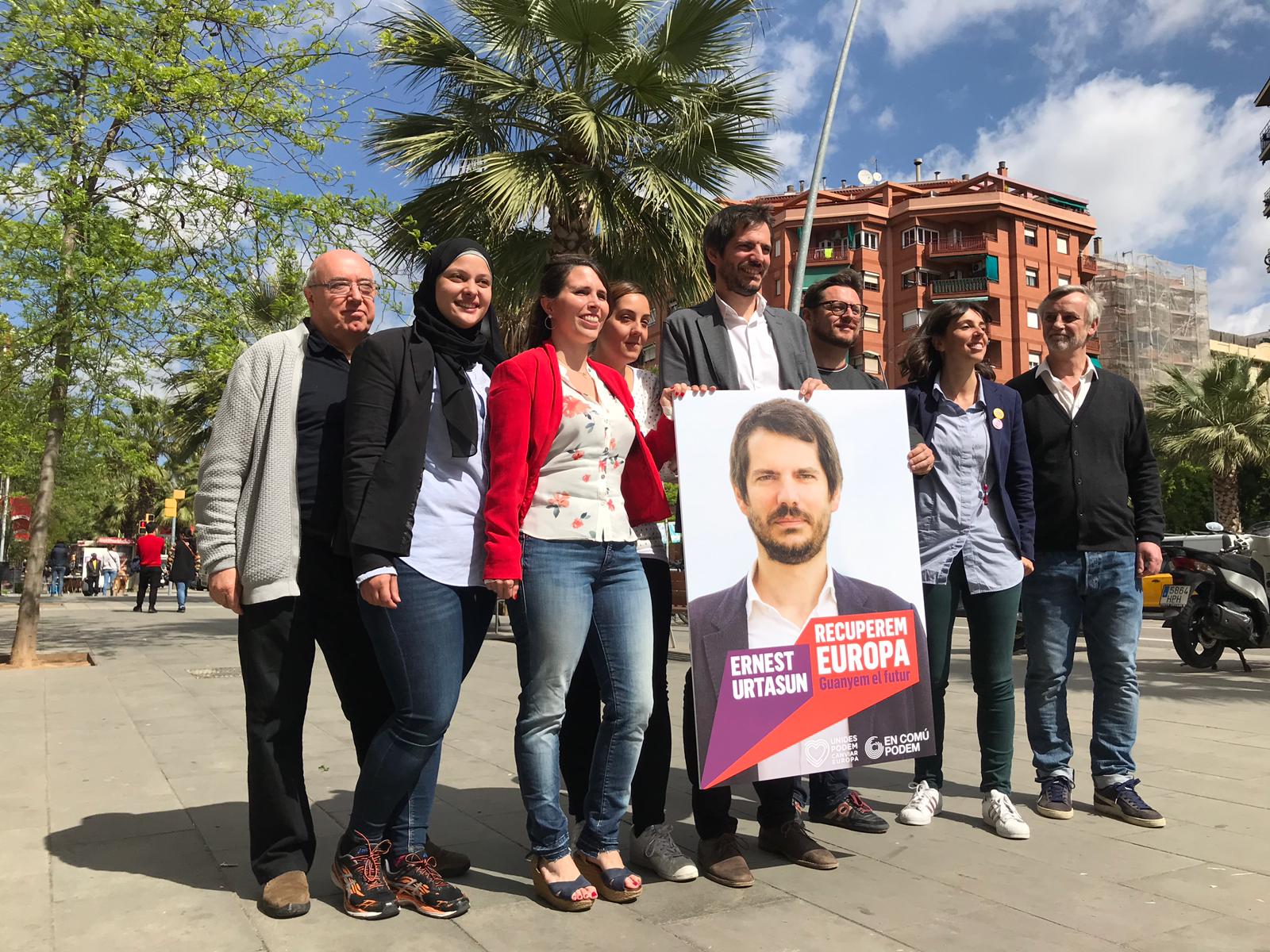 Els comuns fien la campanya europea a Colau i a la presència d'Iglesias i Ska Keller