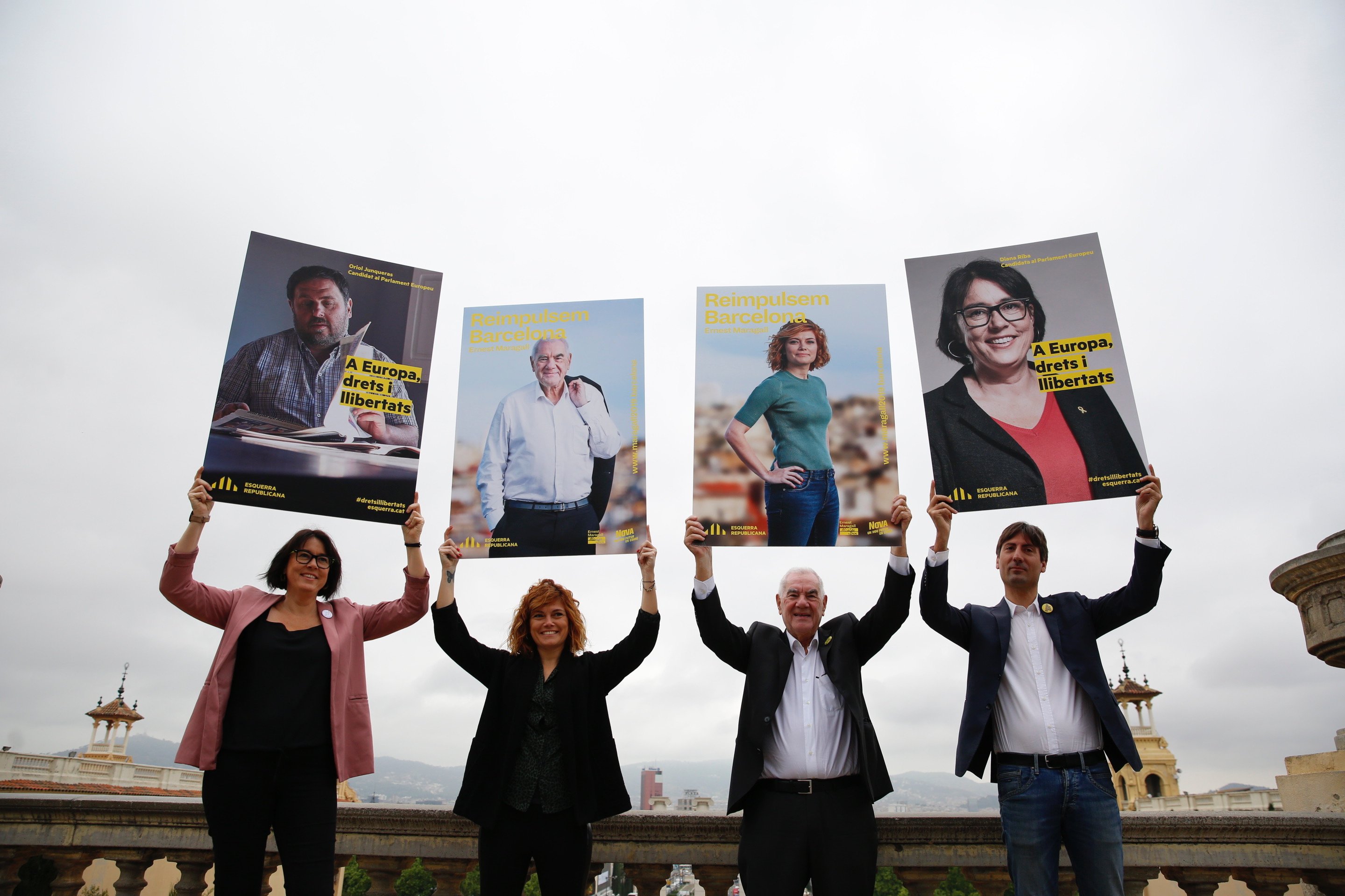 ERC espera revalidar la victòria el 26-M i centra els esforços en Barcelona