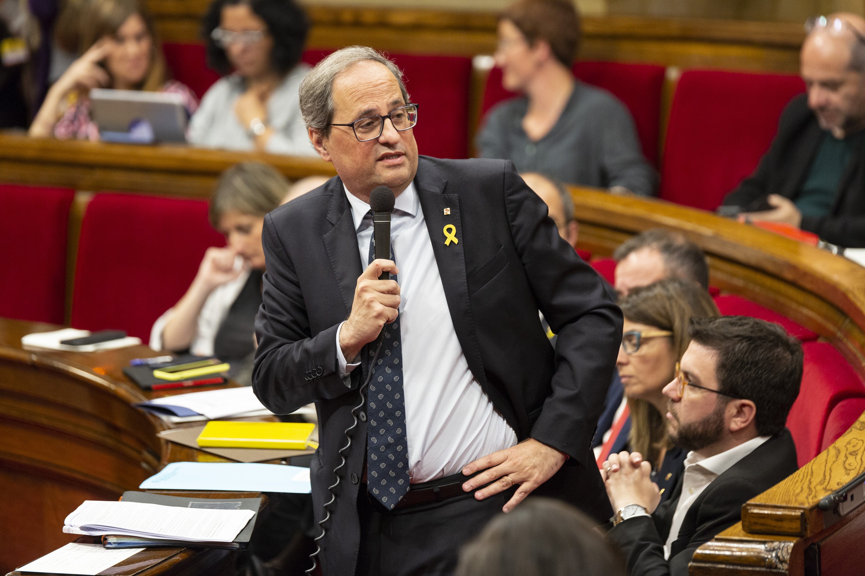Torra felicita a la candidatura independentista por la victoria en la Cambra de Comerç