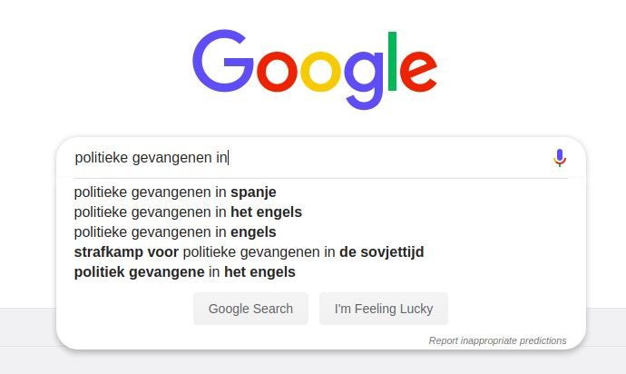 hilo presos politics holandas google