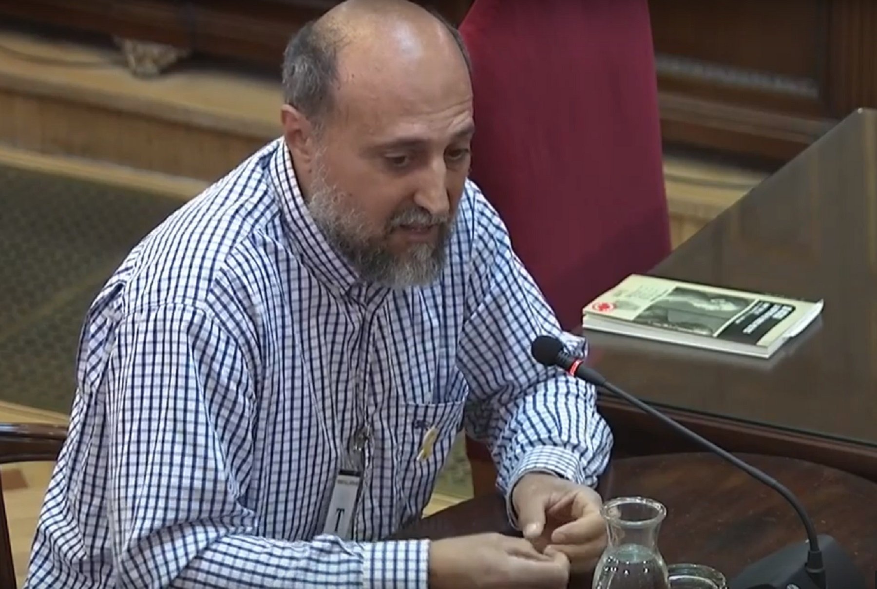 Un votant defensa l'1-O al Suprem com una acció col·lectiva i legítima de desobediència