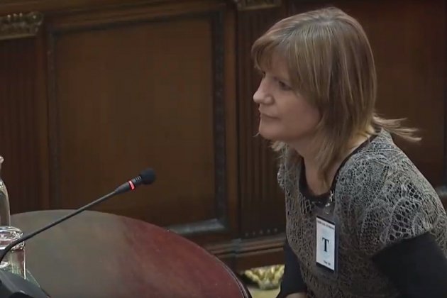 Carme Baqué Puig votant 1 O