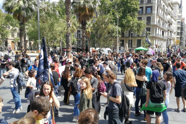 manifestacio estudiants anna sole