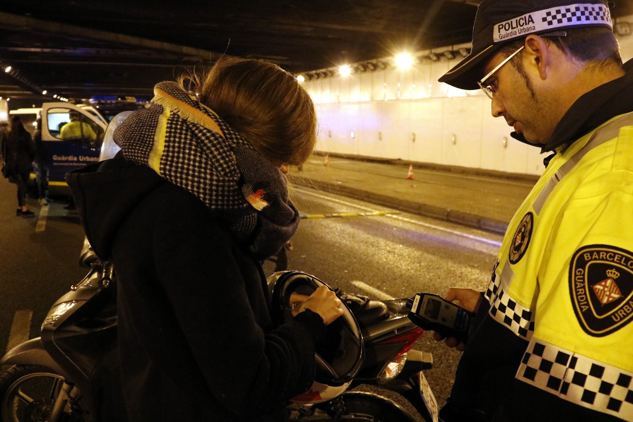 32 conductors beguts i drogats en el primer control de l'Operació Nadal a Barcelona