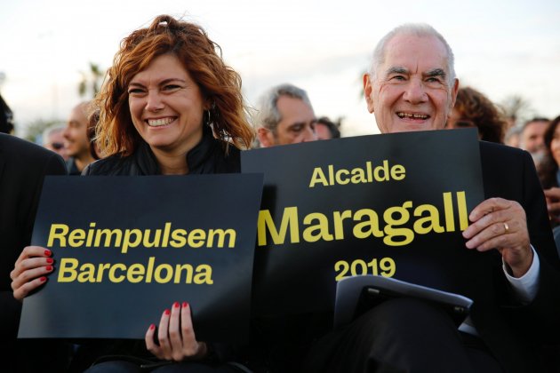 Ernest Maragall Elisenda Alamany ERC inici campanya - Sergi Alcàzar