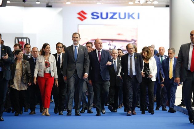 EL NACIONAL quim torra felip vi rei visita automobile - sergi alcazar EL NACIONAL quim torra felip vi rei visita automobile - sergi alcazar