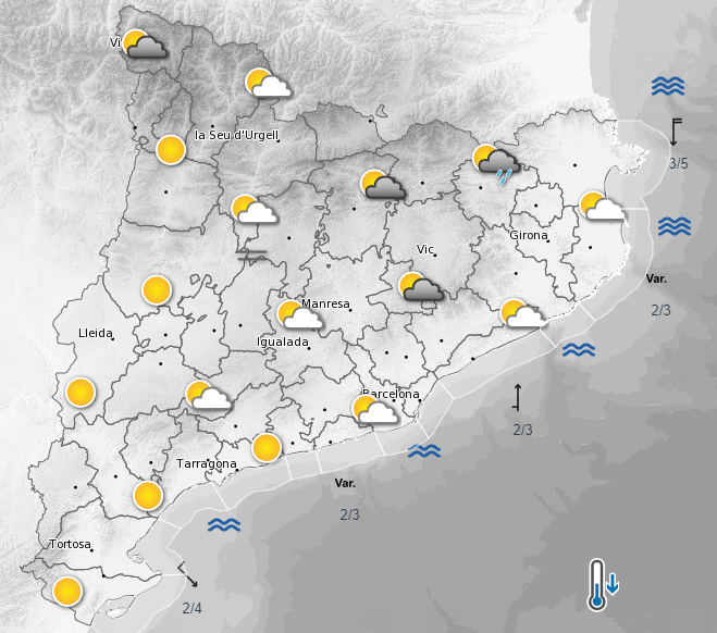 mapa temps