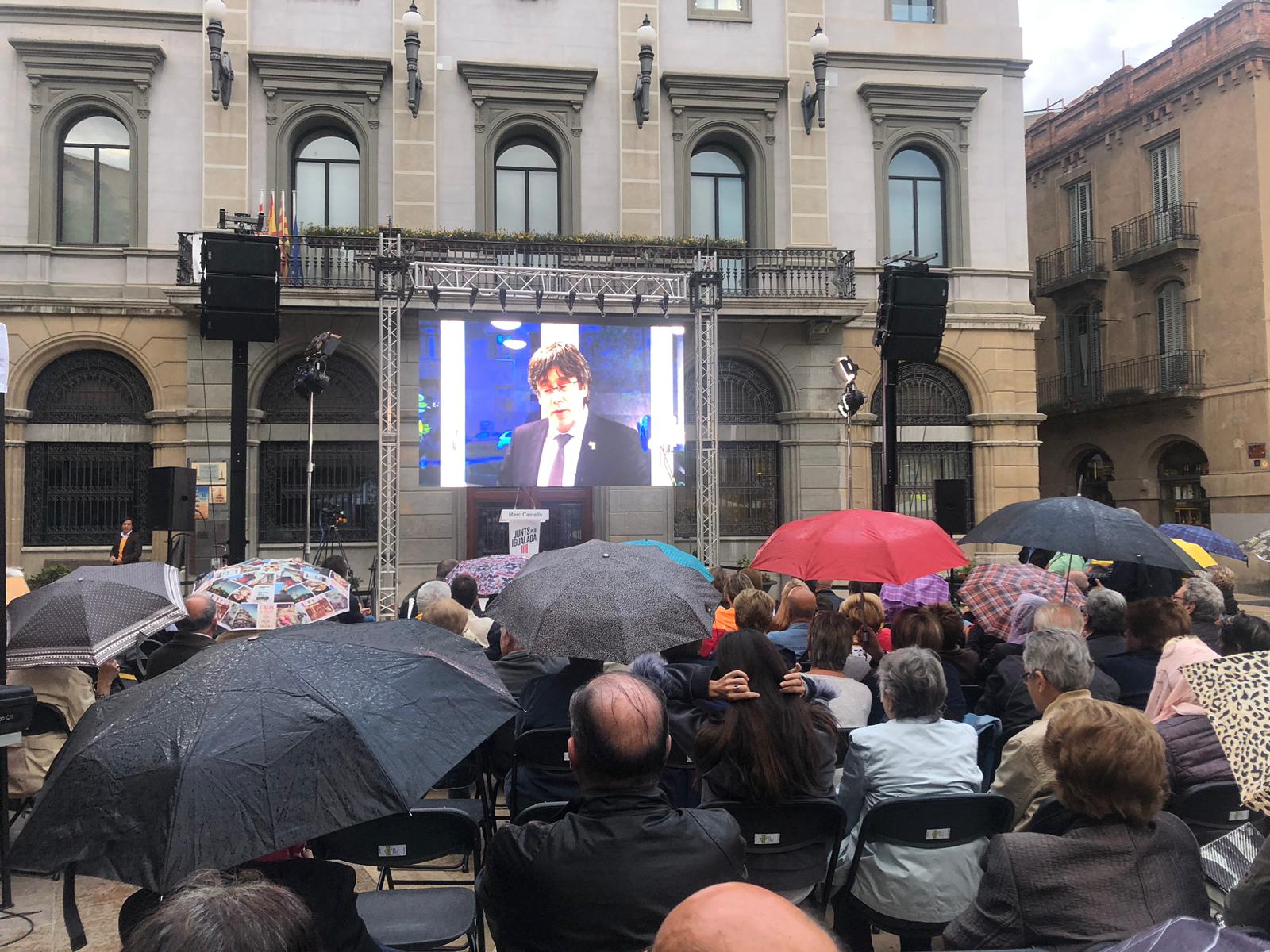 Puigdemont demana el vot per forçar Europa a escoltar Catalunya "sí o sí"