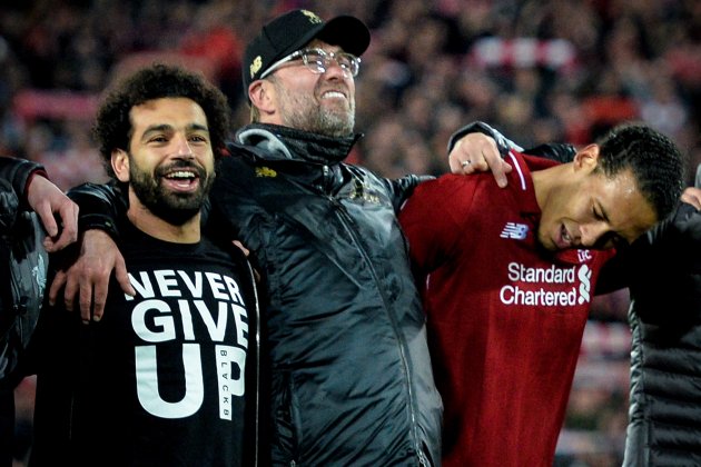 Salah Klopp Liverpool EFE Salah Klopp Liverpool EFE