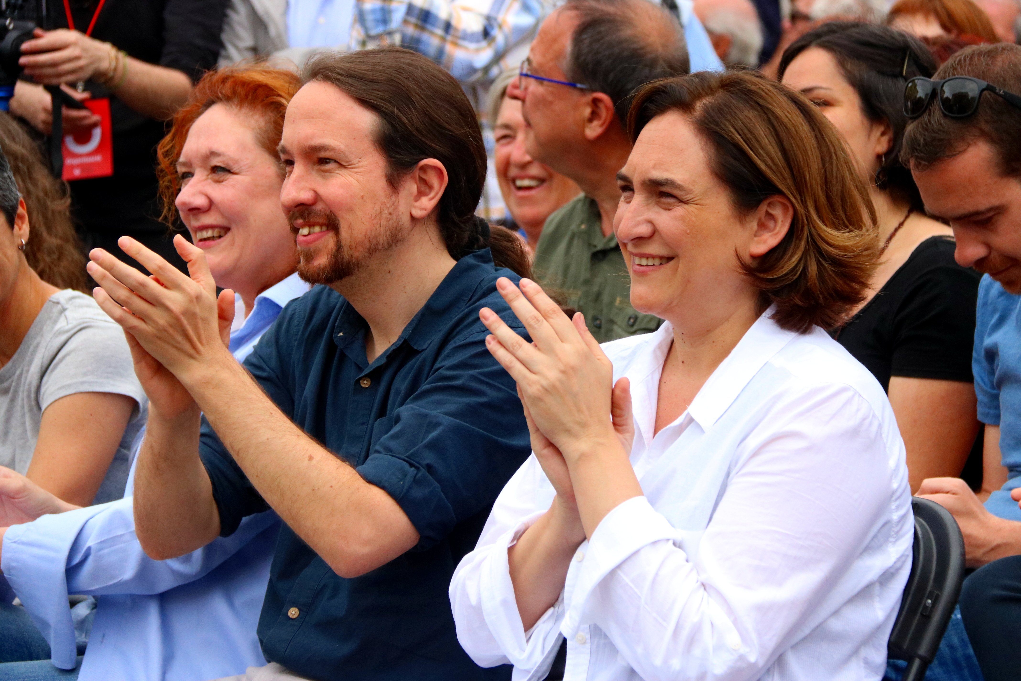 Vuelve el 'sí se puede': Iglesias y Colau reivindican su pedigrí de izquierdas