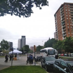 Carpa JxCAt tirotejada