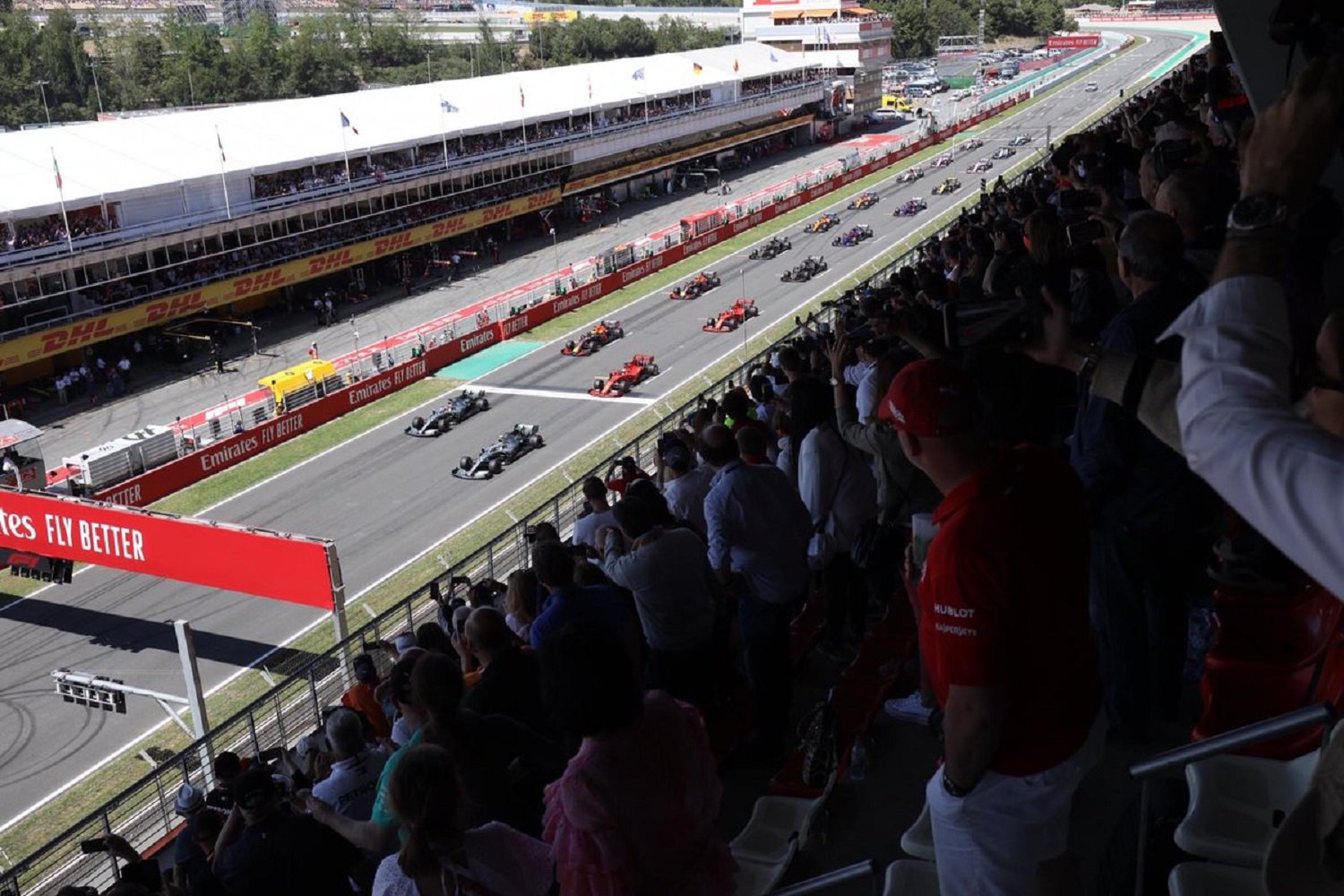 Xiulets a l'himne d'Espanya abans de començar la cursa de Fórmula 1