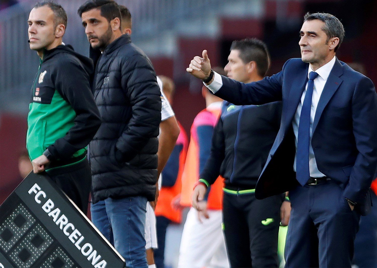 Valverde: "Els jugadors volien donar la cara i jo també"
