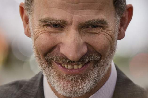 Rei Felip VI riure automobile Barcelona - Sergi Alcàzar Rei Felip VI riure automobile Barcelona - Sergi Alcàzar