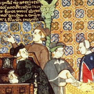 Test 58. Comerciants catalans que han fet història. Representació de la Taula de Canvi de Barcelona. Font Encyclopedia Britànica Test 58. Comerciants catalans que han fet història. Representació de la Taula de Canvi de Barcelona. Font Encyclopedia Britànica