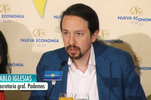 pablo iglesias parlant lentament