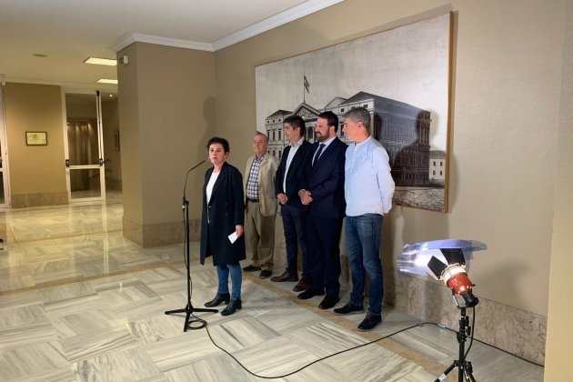 Diputados y senador EH Bildu Nicolas Tomás