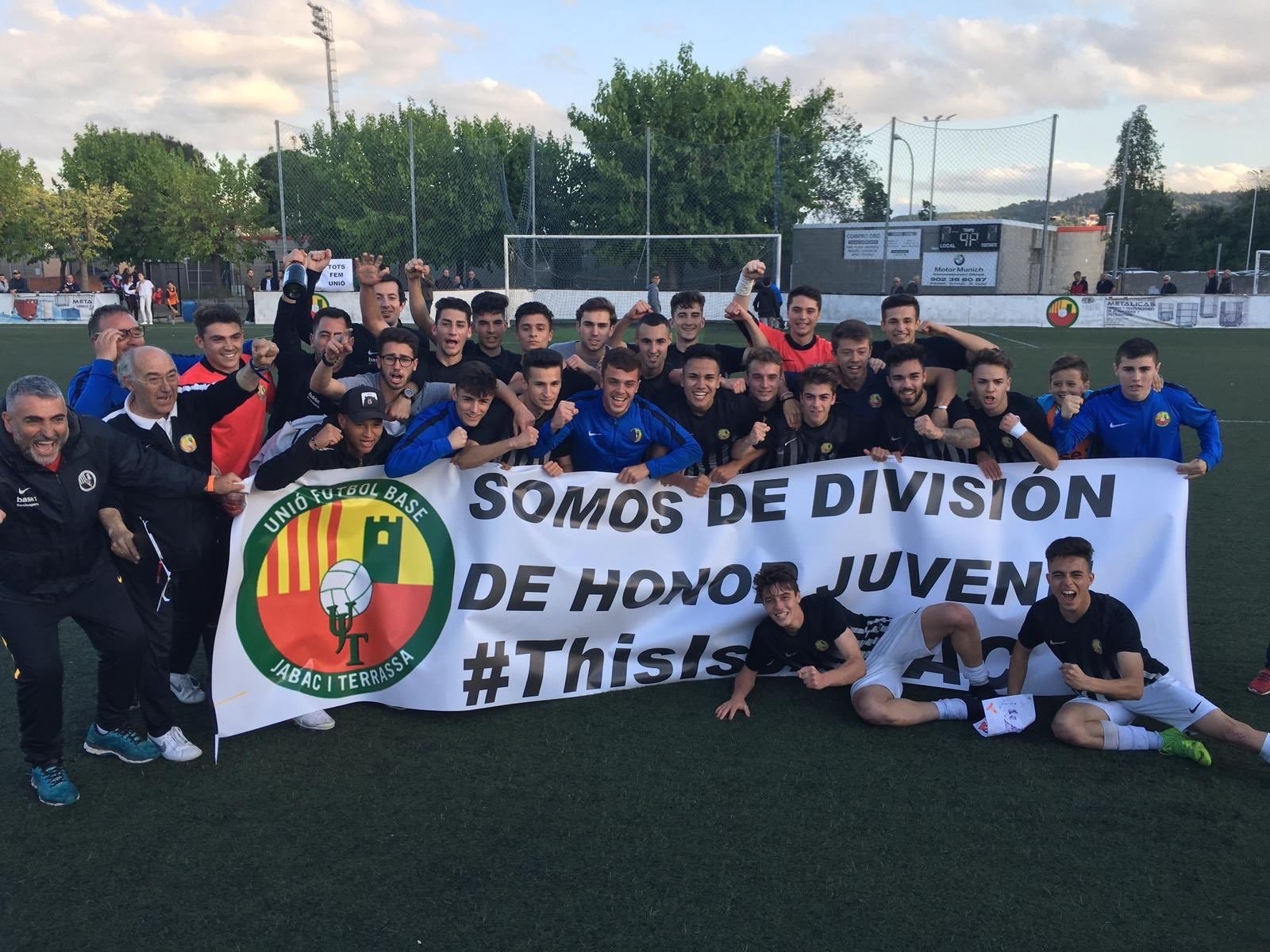 La Unió Jabac Terrassa assoleix el segon ascens a Divisió d’Honor juvenil