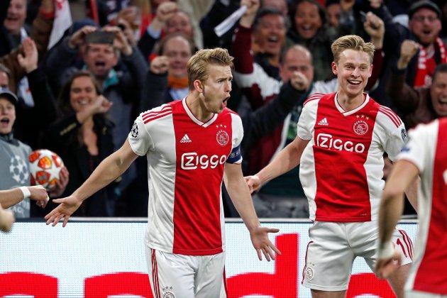 De Ligt De Jong Ajax Tottenham Europapress De Ligt De Jong Ajax Tottenham Europapress