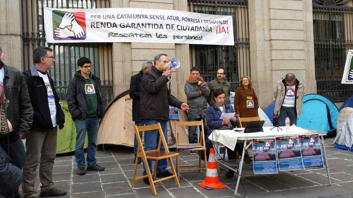 15 personas inician este domingo una huelga de hambre para pedir la renta garantizada
