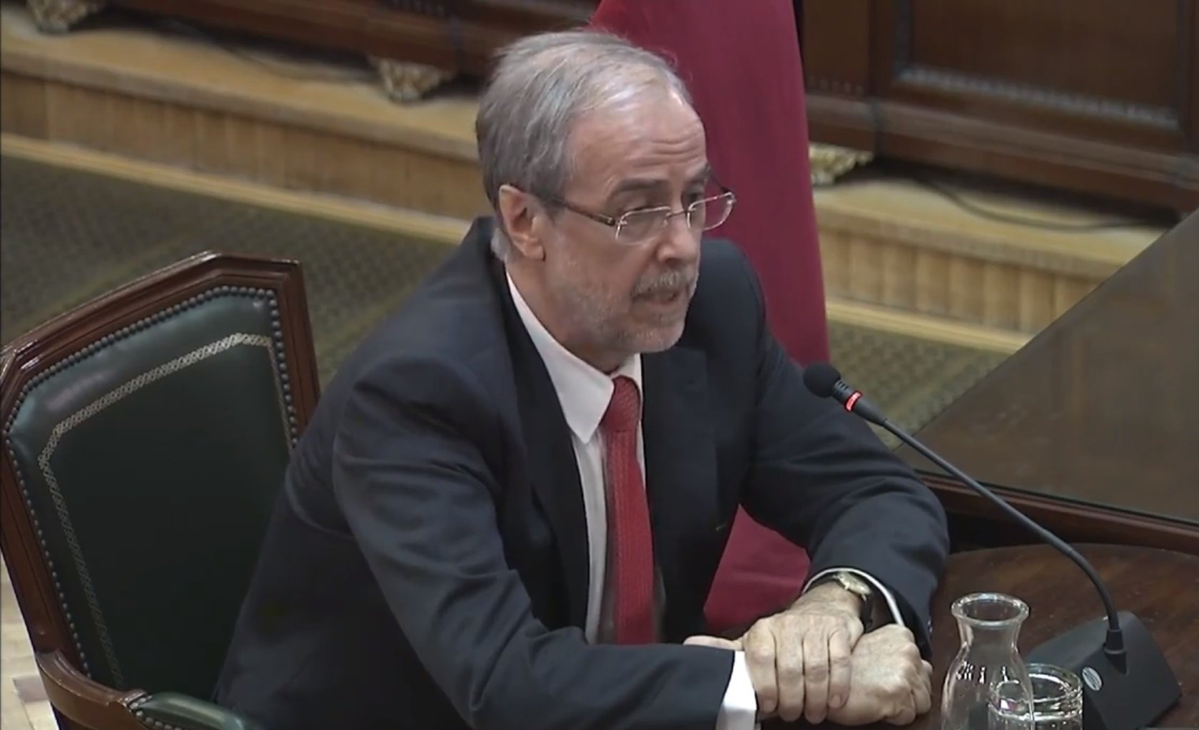El ex secretario general del Parlament ratifica la declaración de Forcadell