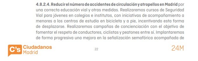 programa ciudadanos madrid accidentes coche