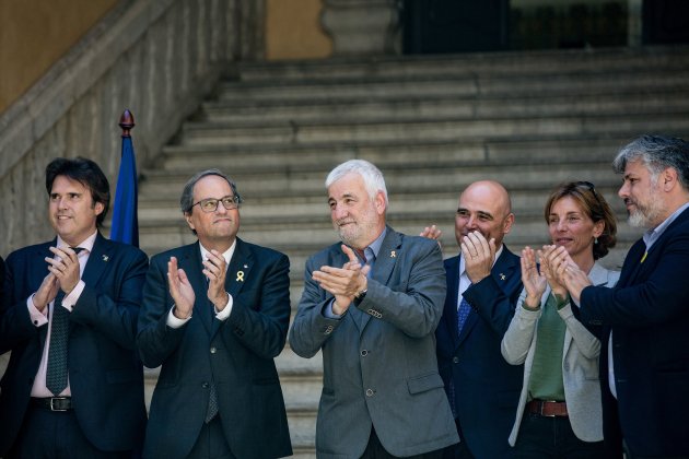 president quim torra jami matamala girona (bona qualitat) - Carles Palacio president quim torra jami matamala girona (bona qualitat) - Carles Palacio