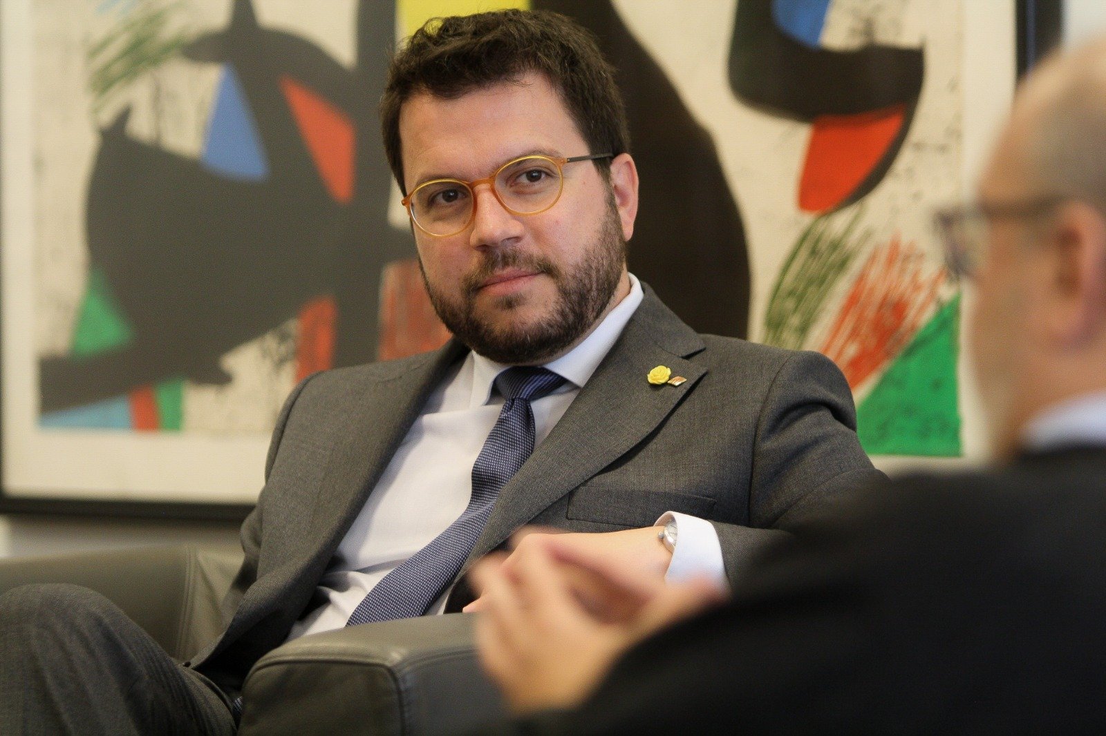 Aragonès se reúne con el economista Branko Milanovic para abordar las desigualdades