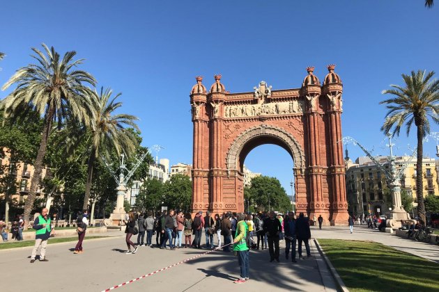 Arc de Triomf concentració Torra   Carlota Camps