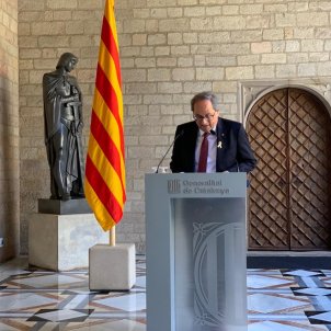 Torra: "No defallim en la defensa de drets i llibertats i pagaré el preu que calgui"