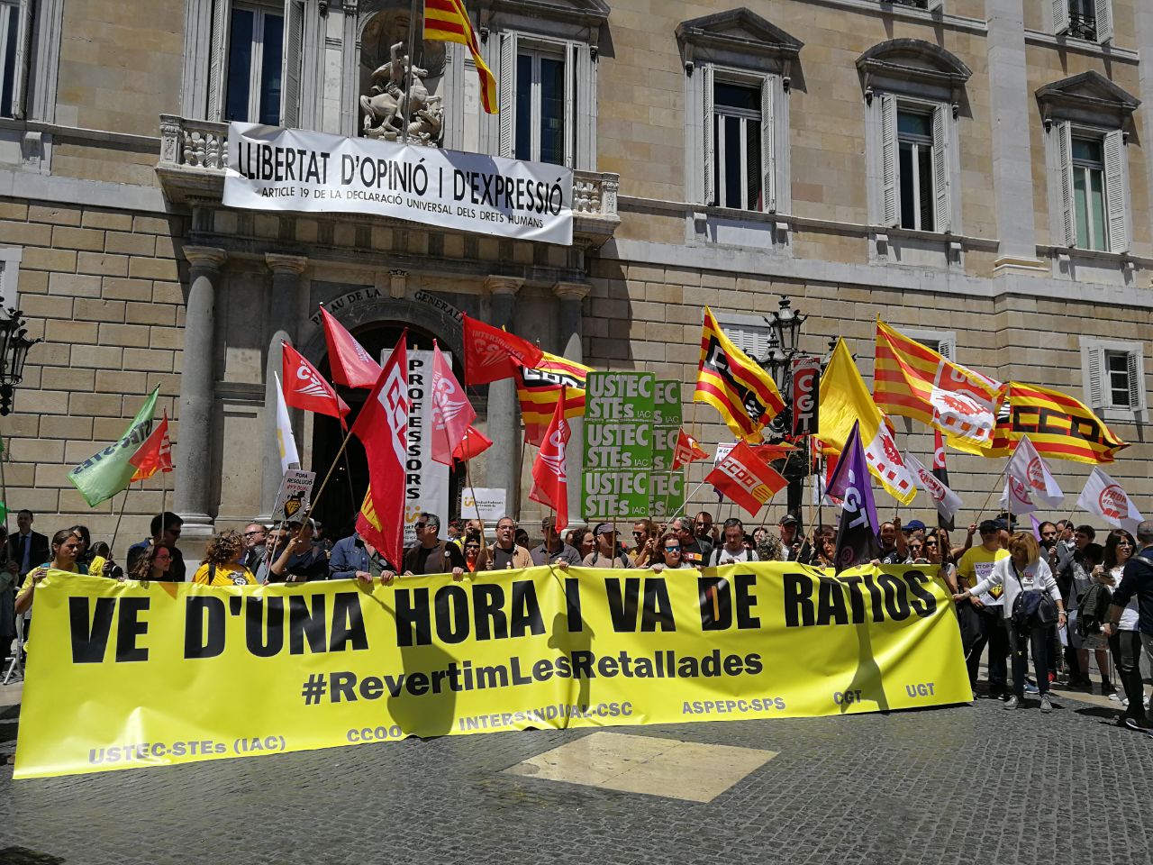 El clamor de los profesores: "Viene de una hora y va de ratios"