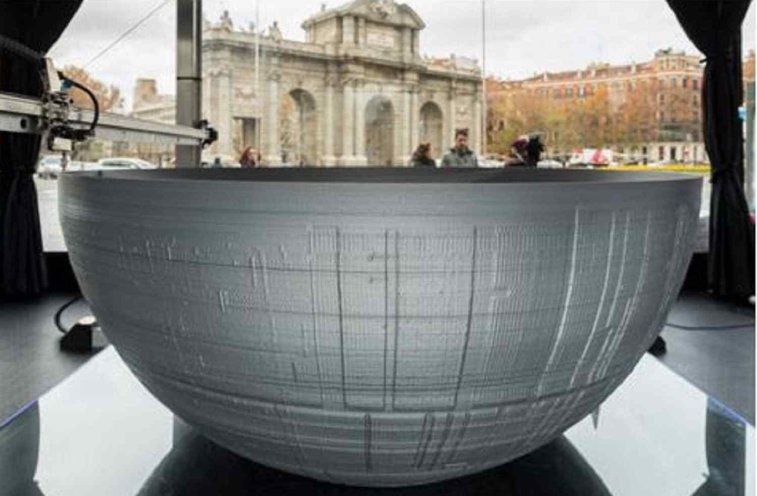 Construyen una Estrella de la Muerte con una impresora 3D en Madrid