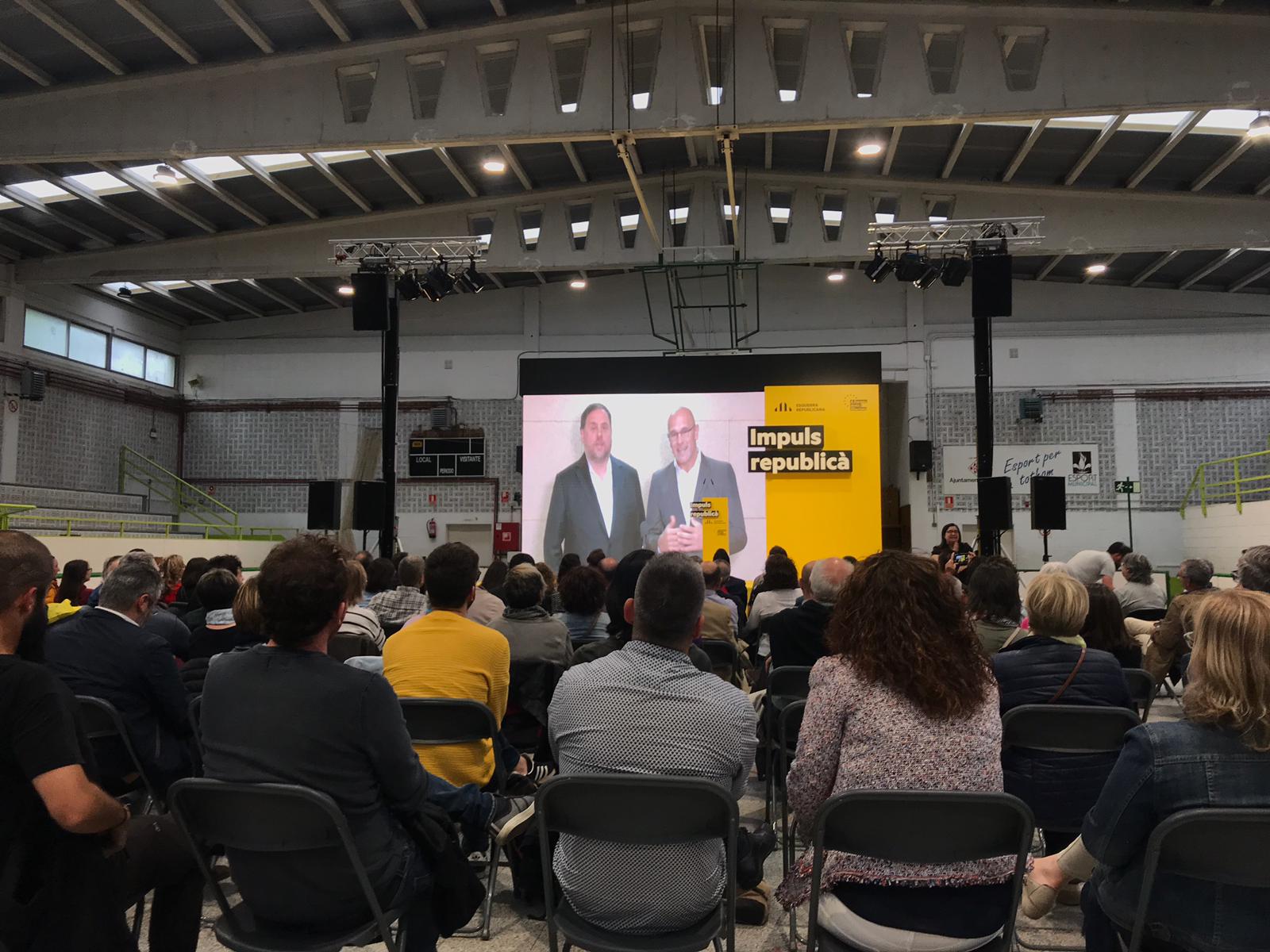 Junqueras i Romeva reclamen guanyar el 26-M per "incomodar" l'Estat i que Europa "reaccioni"