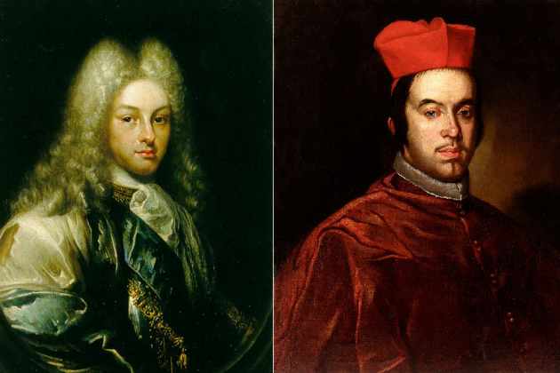 Felipe V y Portocarrero. Fuente Real Academia de la Historia y Viquipedia