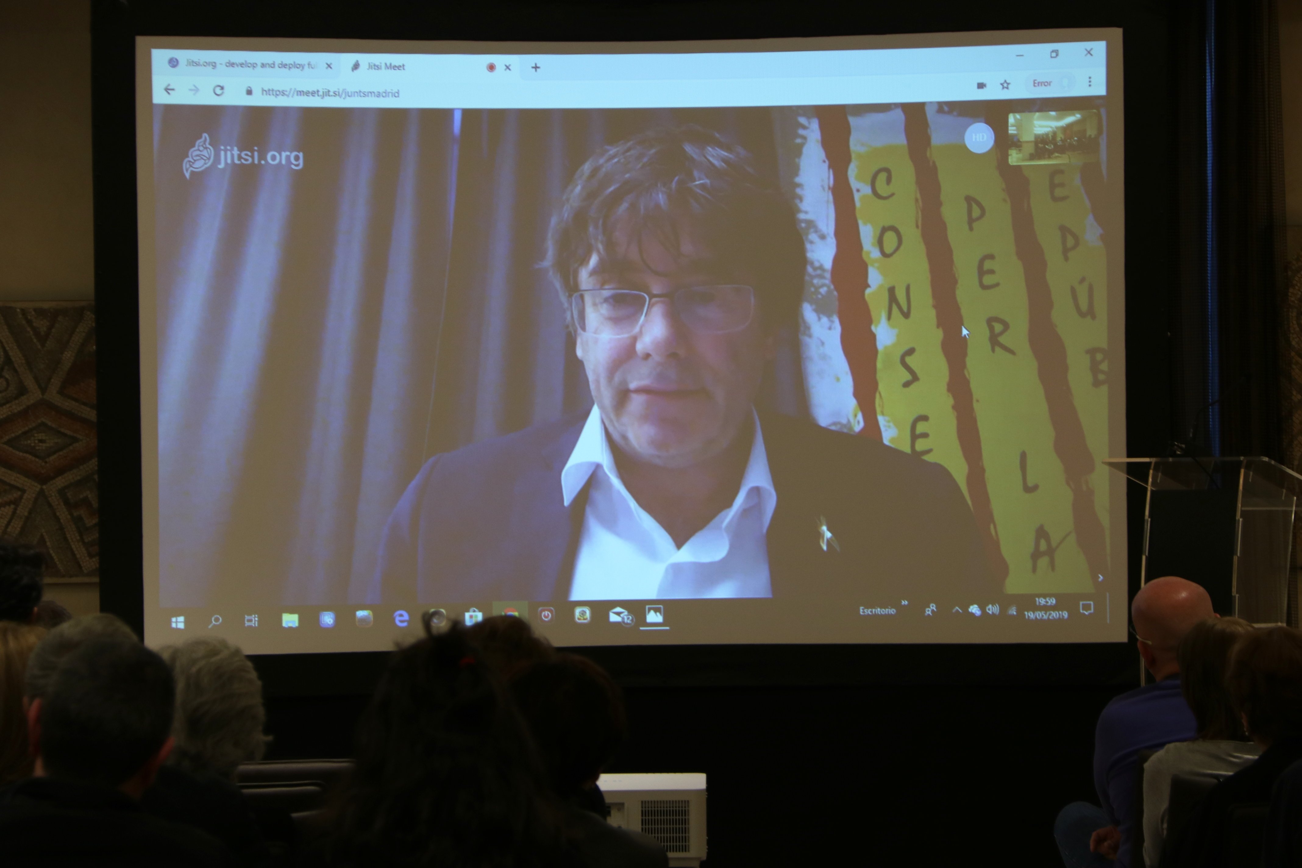 Puigdemont avisa des de Madrid: “Hi ha preocupació real a Europa”