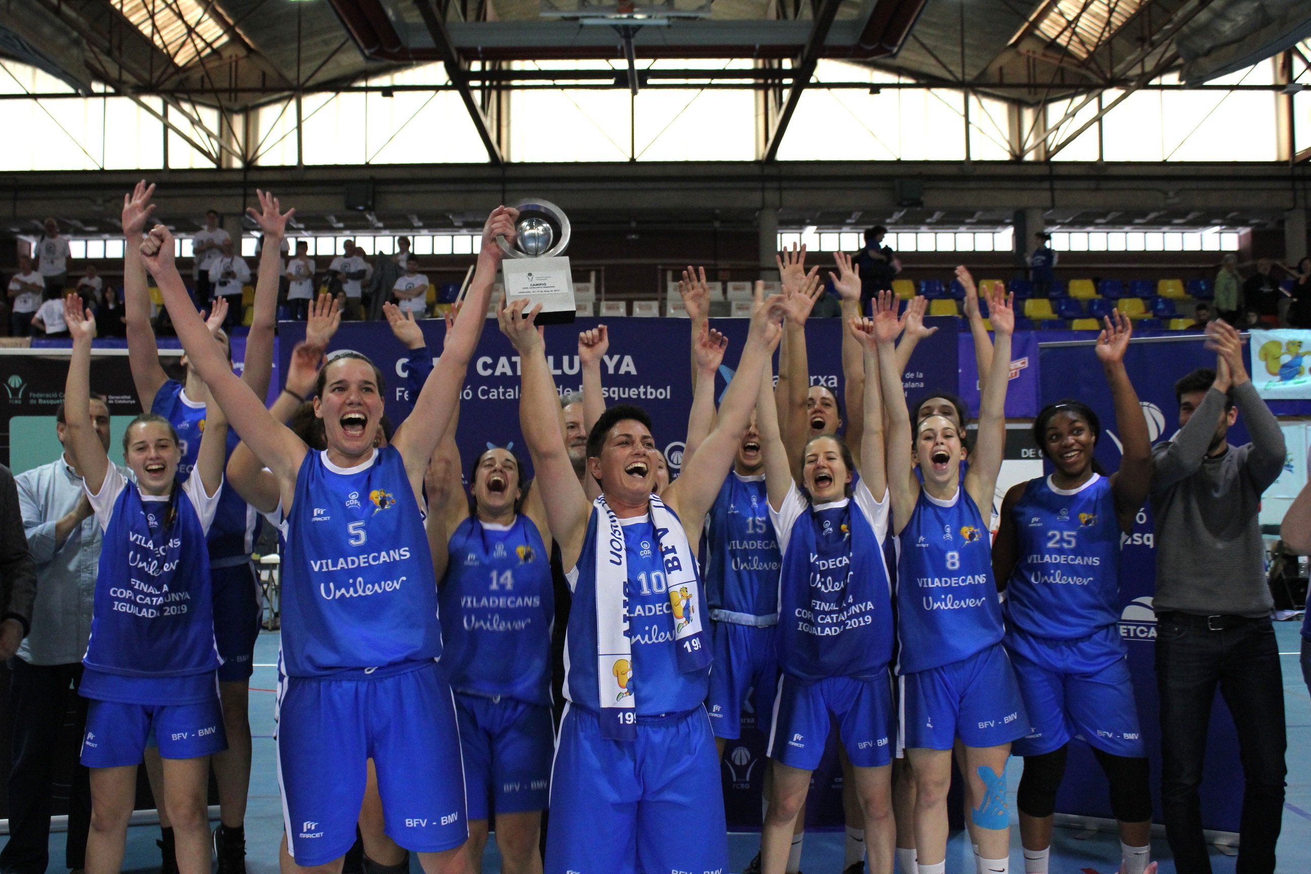 L'Unilever Viladecans, campió de Copa Catalunya femenina, lluitarà per l'ascens a LF2